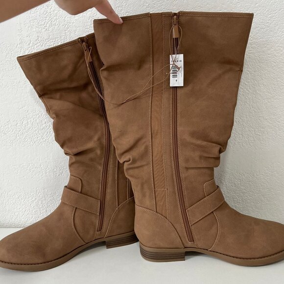 New Torrid Cognac Brown Casual Slouch Knee Boot - Size 8WW - Picture 7 of 12